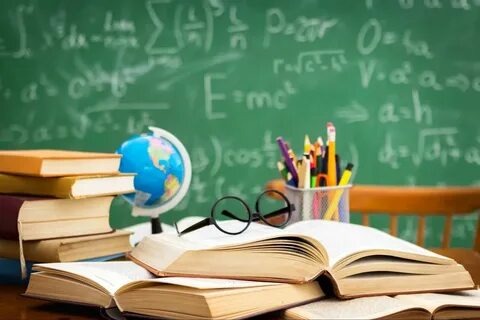 Blackboard with equations